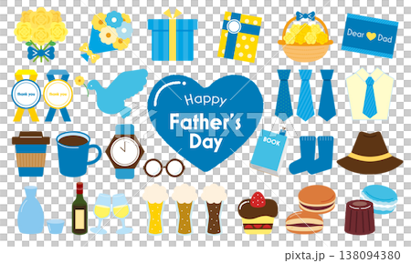 父親節圖示集 138094380