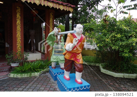 マレーシア　ペナン島　ダーミカラマ ビルマ寺院 138094521