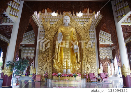 マレーシア　ペナン島　ダーミカラマ ビルマ寺院 138094522