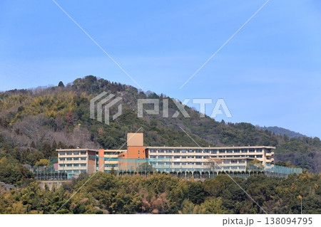 武田山と広島県立祇園北高等学校(広島市安佐南区) 武田山と広島県立祇園北高等学校(広島市安佐南区) 138094795