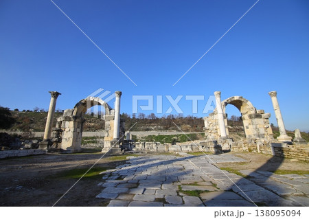 The Ancient City of Stratonikeia inhabited continuously from the Late Bronze Age (1500 BC) to the present day 138095094