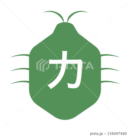 カメムシのデフォルメアイコンイラスト 138097480
