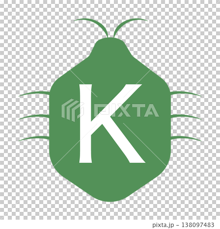 カメムシのデフォルメアイコンイラスト 138097483