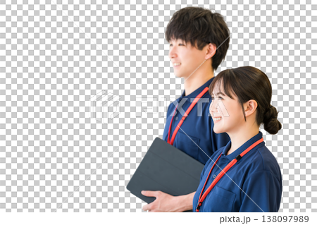 Care managers and occupational therapists working in nursing care facilities and day care centers 138097989