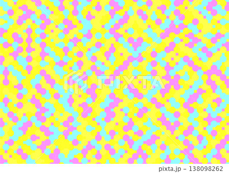 背景 タイル ドットのような八角形模様 138098262