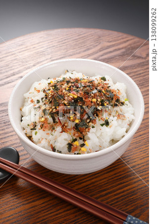 ふりかけご飯 138099262