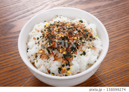 ふりかけご飯 138099274