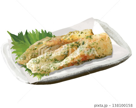ちくわの磯辺揚げ(皿付き) ちくわの磯辺揚げ(皿付き) 138100158