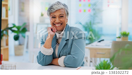 Pride, smile and senior professional woman, business designer or executive manager happy for office career. Portrait, workplace and elderly person, creative design agent or leader happiness for job Pride, smile and senior professional woman, business designer or executive manager happy for office career. Portrait, workplace and elderly person, creative design agent or leader happiness for job 138102272