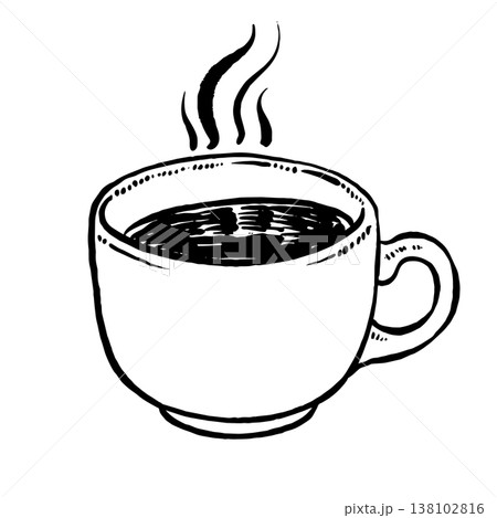 Coffee Cup Line Art Coffee Cup Line Art 138102816