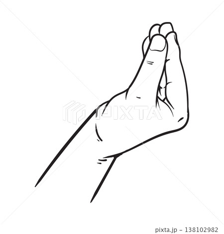 Bellissimo italian tasty food hand gesture 138102982