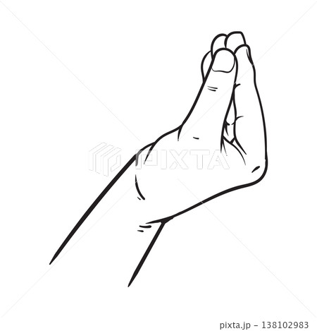 Bellissimo italian tasty food hand gesture 138102983