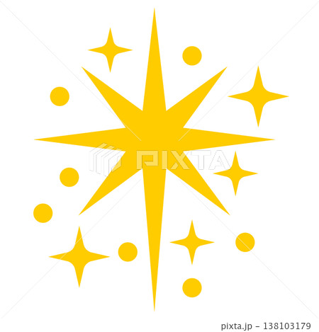 Yellow stars sparkles. Yellow stars sparkles. 138103179