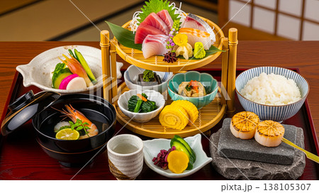 伝統の美味しい懐石料理 138105307