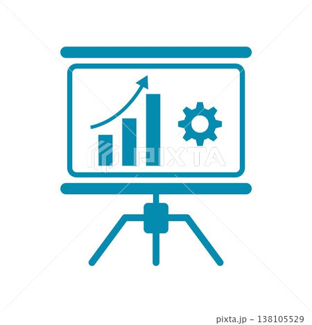 Data analytics graph icon Data analytics graph icon 138105529