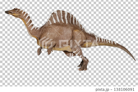 A herbivorous dinosaur with a high sail, like Spinosaurus A herbivorous dinosaur with a high sail, like Spinosaurus 138106091