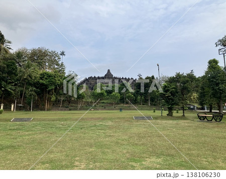 インドネシア　ボロブドゥール寺院 138106230