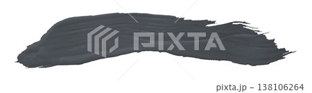 dark gray watercolor background. Artistic hand paint. Isolated on transparent background. 138106264