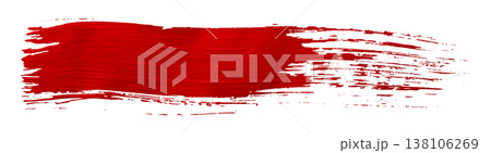 red watercolor background. Artistic hand paint. Isolated on transparent background. 138106269