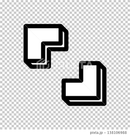 3D風格角框 3D風格角框 138106988