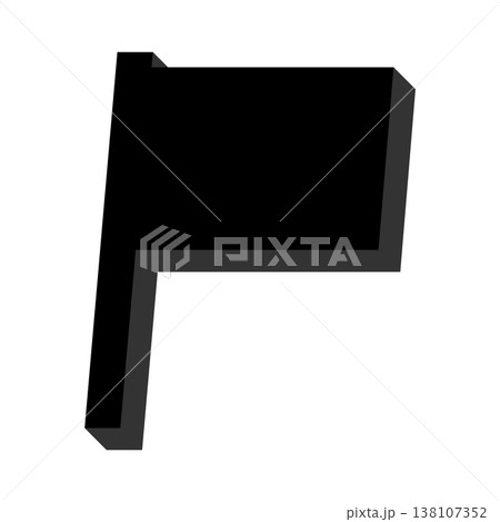 立体的なフラグ 138107352