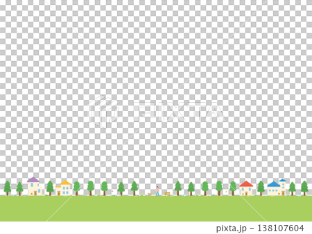 背景-お散歩風景1ベク 背景-お散歩風景1ベク 138107604