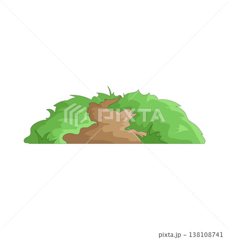 Illustration of grass path Illustration of grass path 138108741