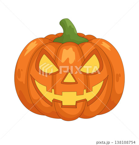 Illustration of jack o lantern  138108754