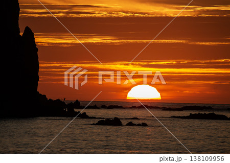絶景積丹の夕日 絶景積丹の夕日 138109956