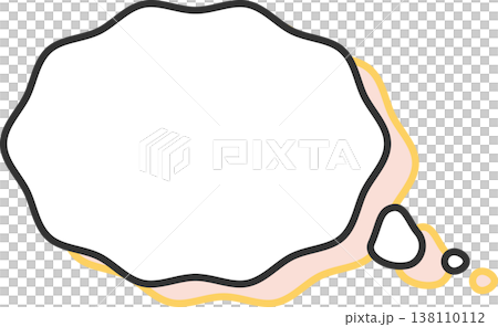 白色背景上的對話氣泡 pop_Thought 2 138110112