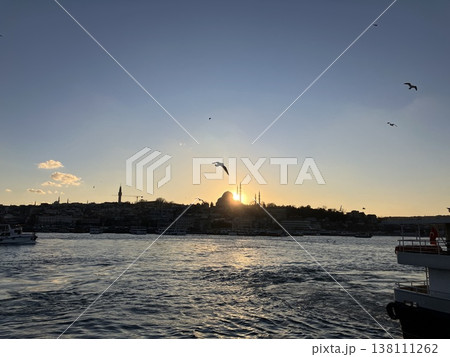 トルコ イスタンブールの夕景 トルコ イスタンブールの夕景 138111262