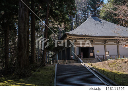 岩手県平泉中尊寺金色堂 岩手県平泉中尊寺金色堂 138111295