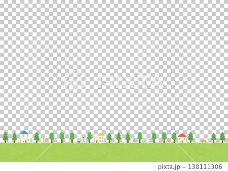 背景-郊外の風景1 138111306