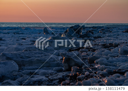 野付の流氷 138111479