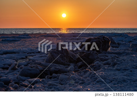 野付の流氷 138111480