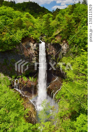 緑につつまれる奥日光  華厳の滝 138111929