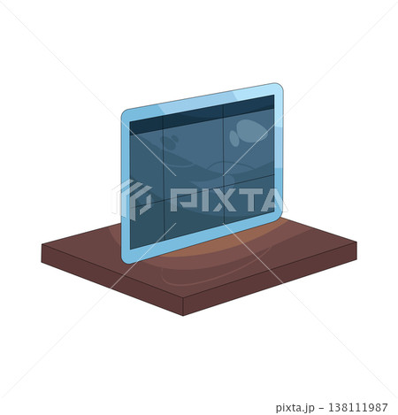 Illustration of tablet Illustration of tablet 138111987