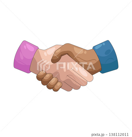 Illustration of handshake Illustration of handshake 138112011