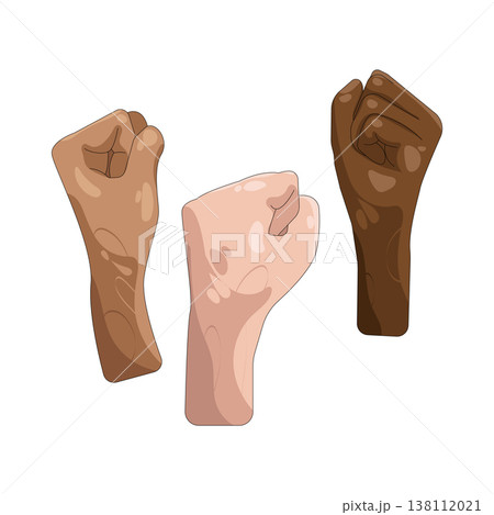 Illustration of Raise fist 138112021