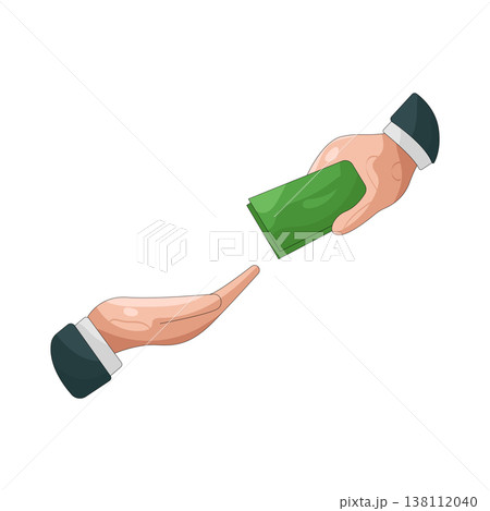 Illustration of Give money 138112040