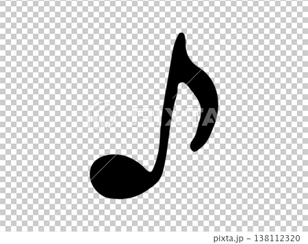 Simple handwritten musical notes 138112320
