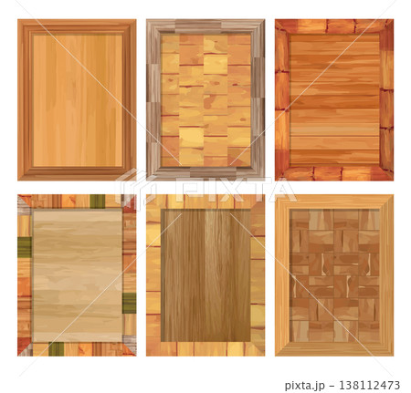 木材のフレーム額縁 138112473