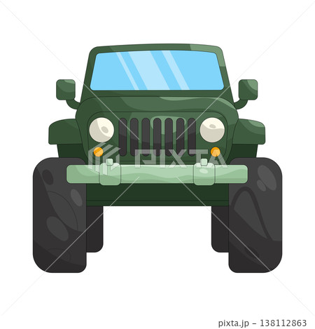 Illustration of off-road vehicle Illustration of off-road vehicle 138112863