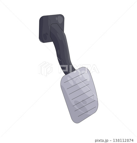 Illustration of car pedal Illustration of car pedal 138112874