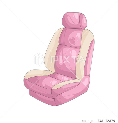 Illustration of car seat 138112879