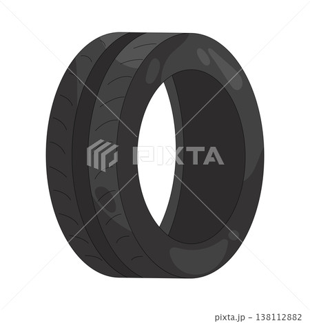 Illustration of tire Illustration of tire 138112882