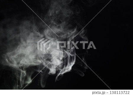 Smoking, cigarette and dark or black background with pattern, texture and mockup for abstract art of gas or cloud design. Vape, fog or smoke clouds in air pollution, texture or danger in empty studio Smoking, cigarette and dark or black background with pattern, texture and mockup for abstract art of gas or cloud design. Vape, fog or smoke clouds in air pollution, texture or danger in empty studio 138113722