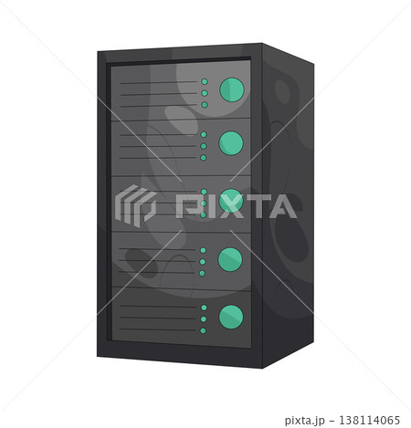 Illustration of Server rack 138114065