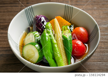 野菜の揚げびたし 138114294