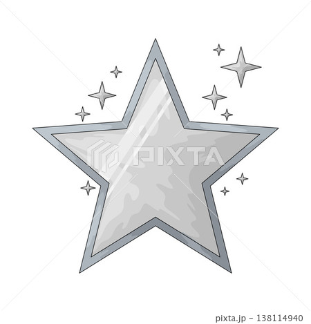 Illustration of Shiny Star 138114940